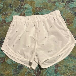 Nike Women's White Athletic Shorts Size Small
